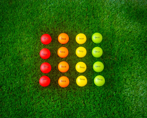 Beo Balls – 4×4 Bälle (Grün, Gelb, Rot & Orange)