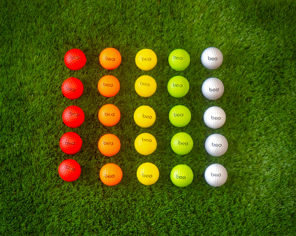 Beo Balls – 5×5 Bälle (Grün, Gelb, Rot, Orange & Weiß)