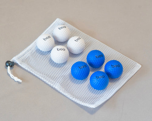 Beo Balls – 2×4 Bälle (Weiß & Blau)