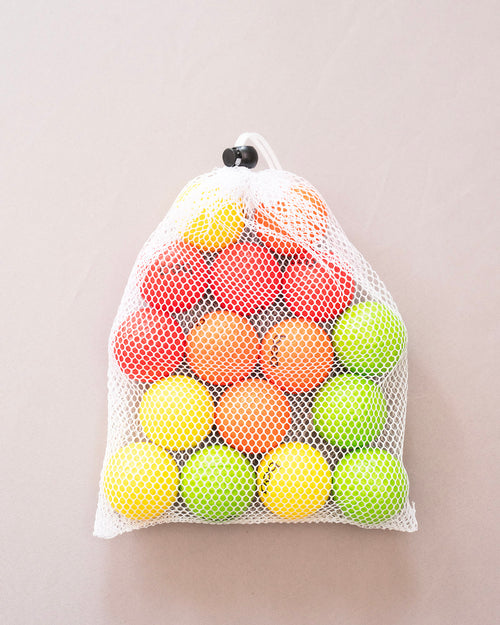 Beo Balls – 5×5 Bälle (Grün, Gelb, Rot, Orange & Weiß)